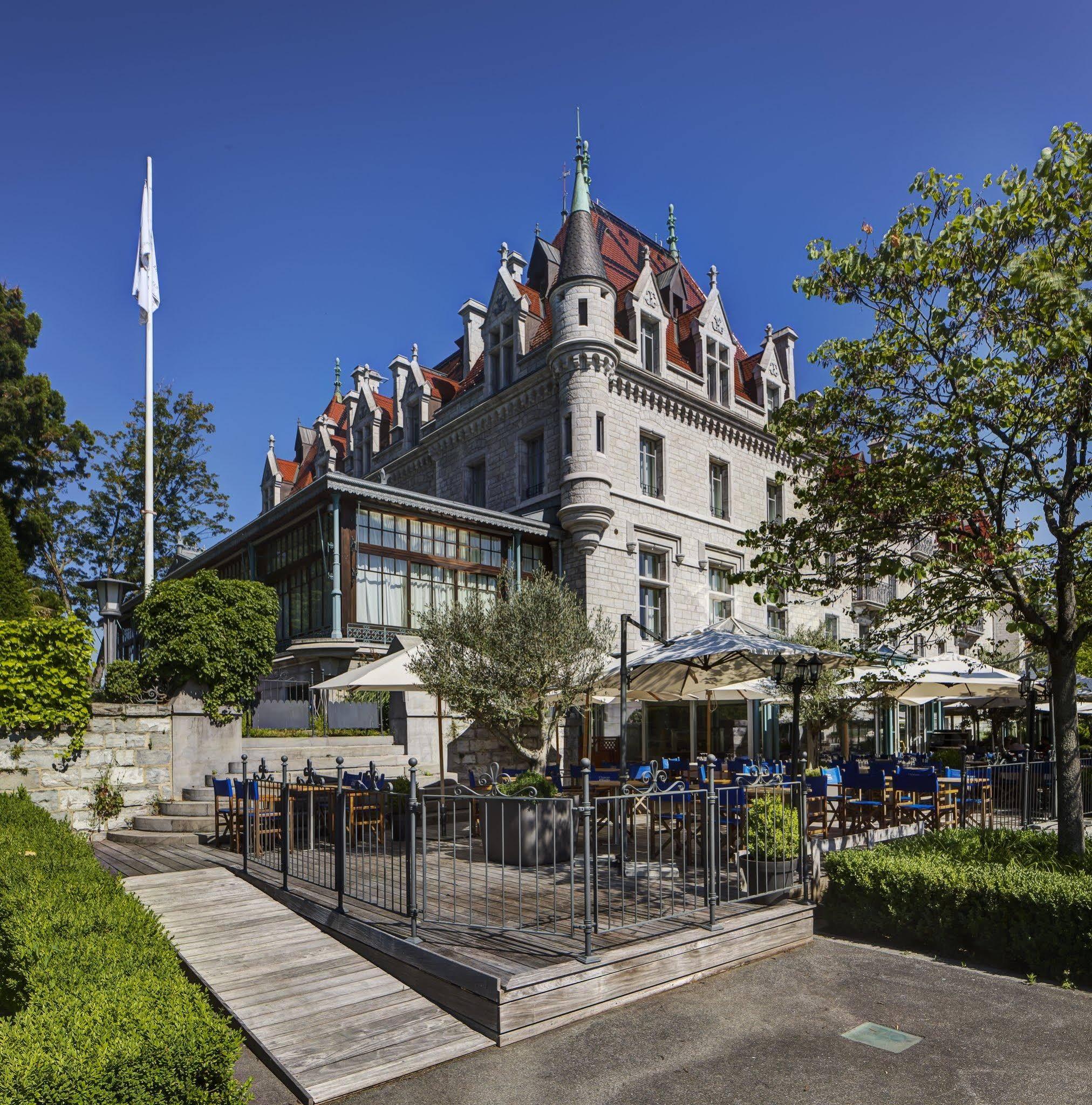 Chateau D'Ouchy Lausana Exterior foto